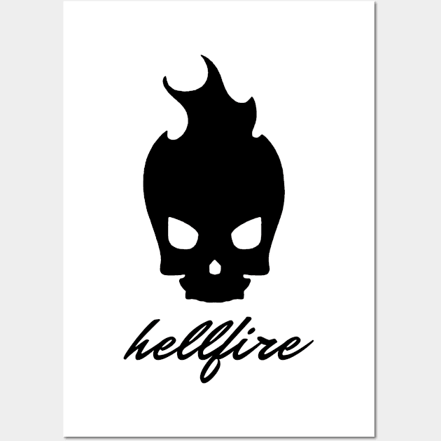 Hellfire Wall Art by TeeNoir